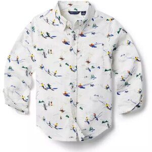 Janie and Jack Ski Brushed Twill Shirt 2T